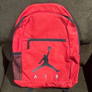 Nike Jordan Jumpman Red and Black Backpack with mini bag